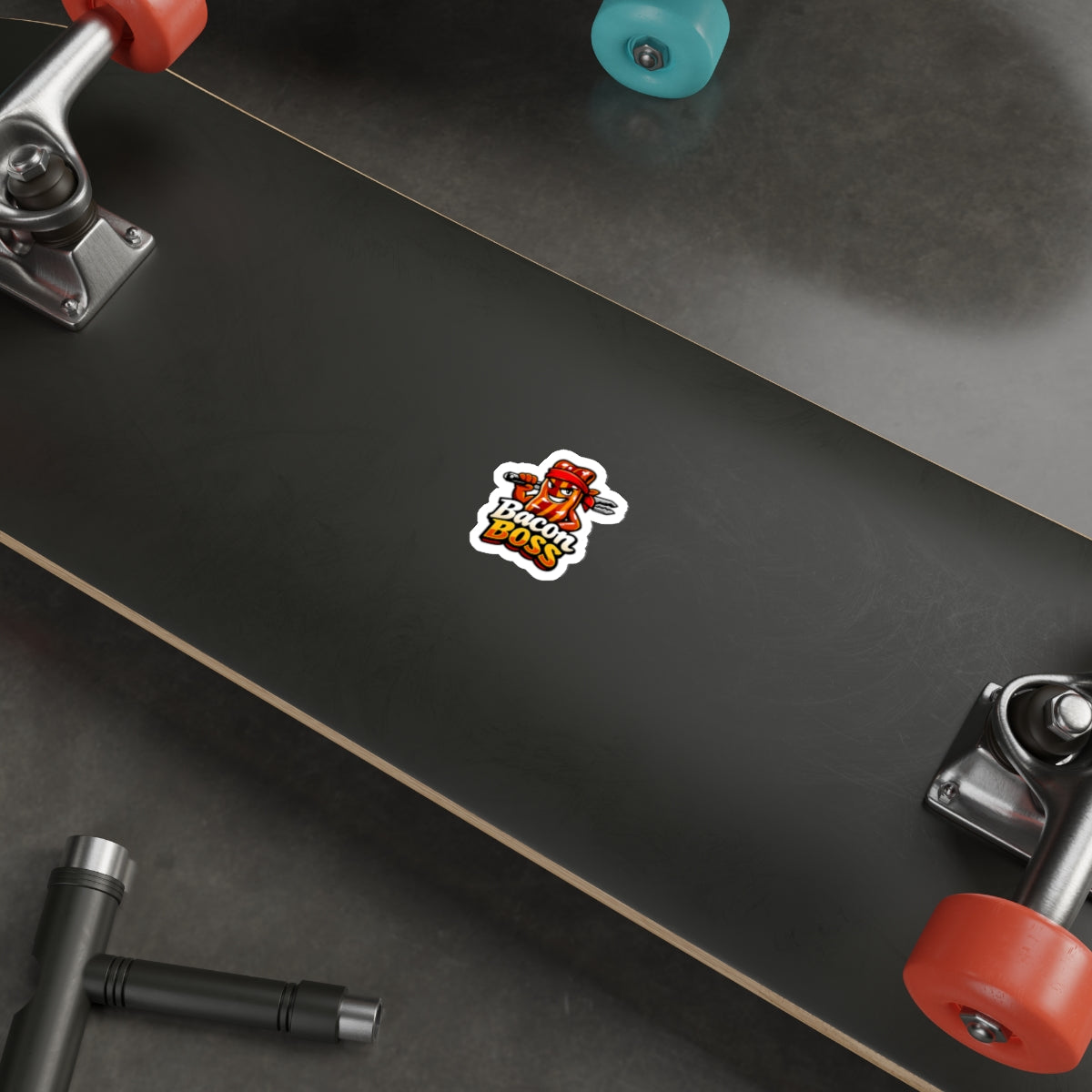 Bacon Boss Die-Cut Sticker — Funny BBQ Sticker