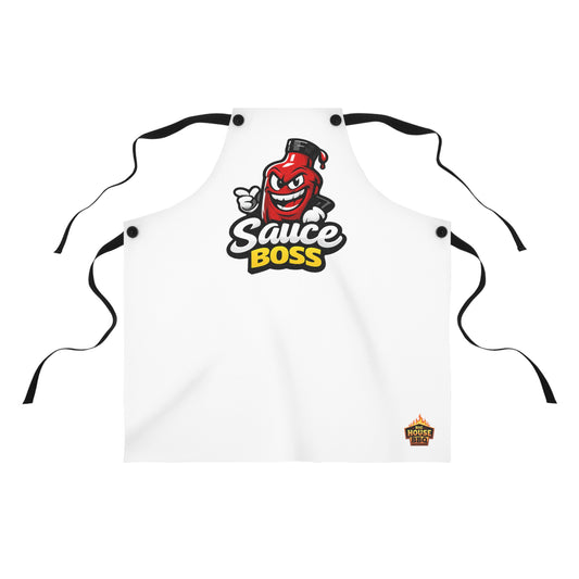 Apron — 'Sauce Boss' Funny BBQ & Grilling Apron