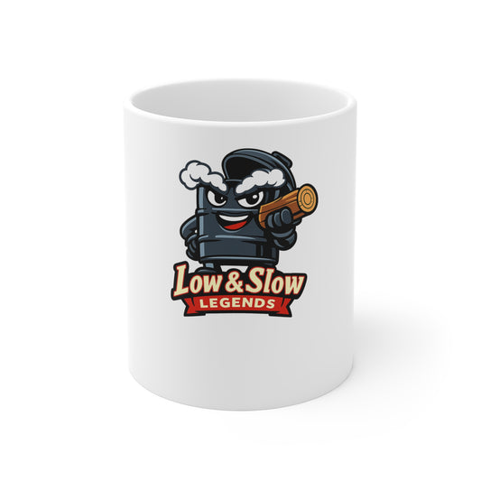 Low & Slow Legends Mug — Funny BBQ Coffee Mug, 11 oz