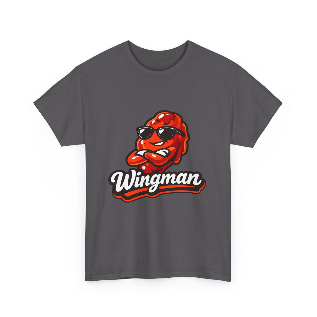 Wingman Tee — Funny BBQ Chicken Wing Mascot T-Shirt
