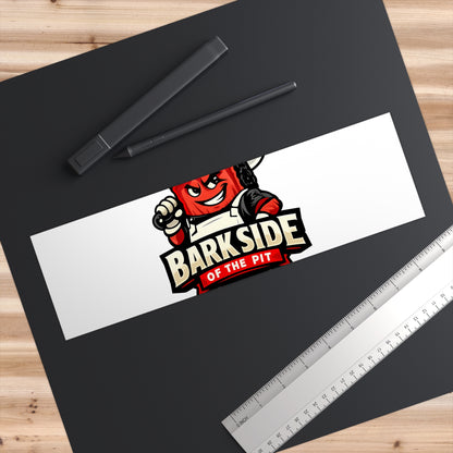 Barkside of the Pit Bumper Sticker — Funny BBQ Vinyl Decal