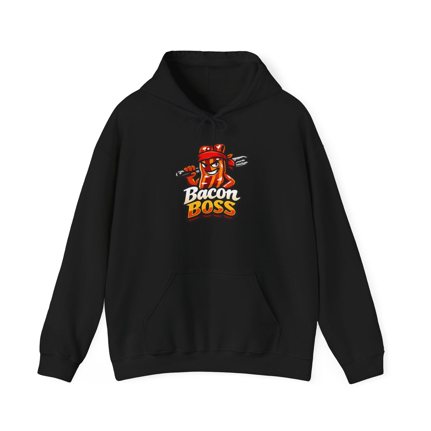 Bacon Boss Hoodie — Funny Chef Bacon Graphic Pullover