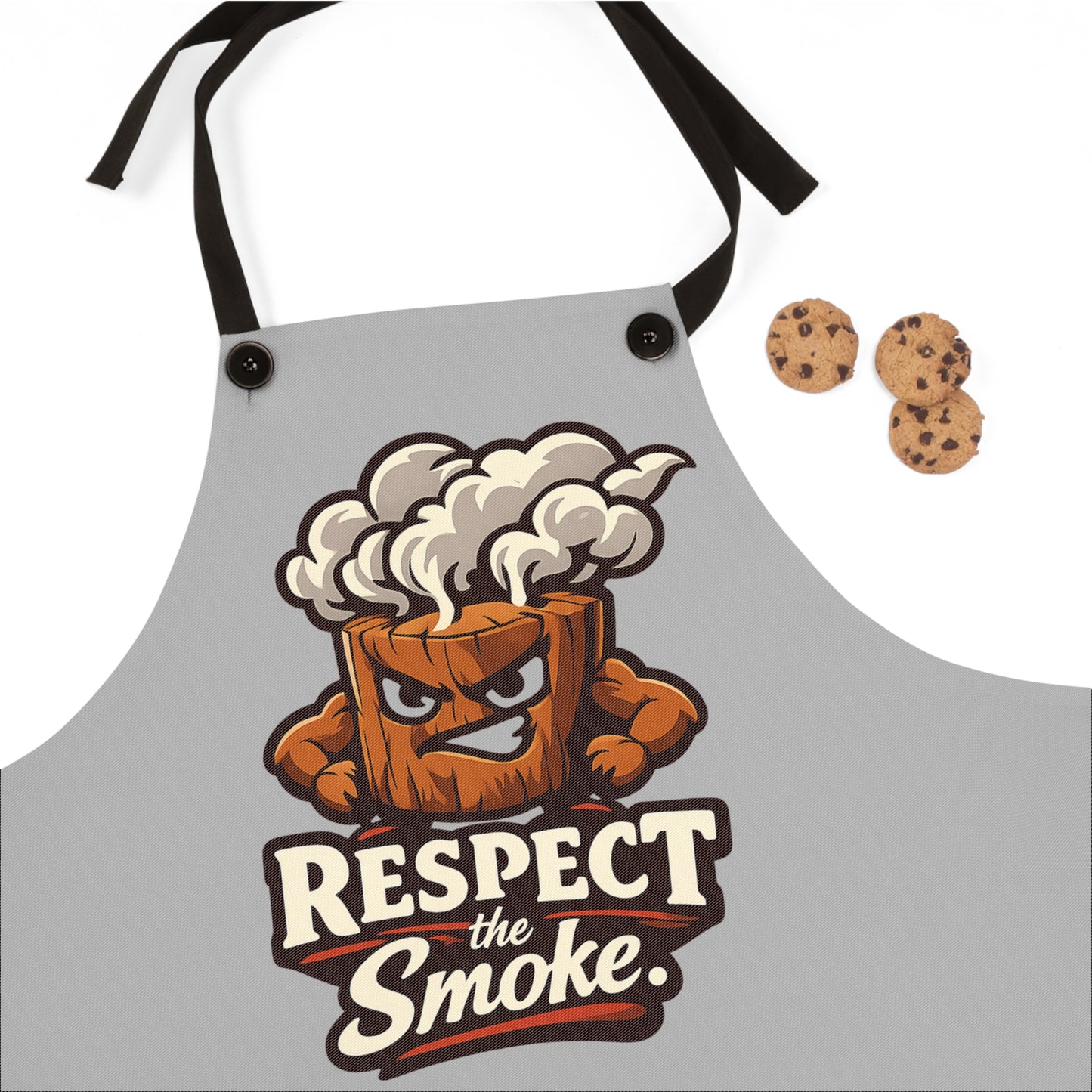 Apron — 'Respect the Smoke' BBQ Grilling Apron