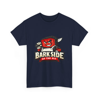 Barkside of the Pit Tee — Funny BBQ Grill Mascot T-Shirt