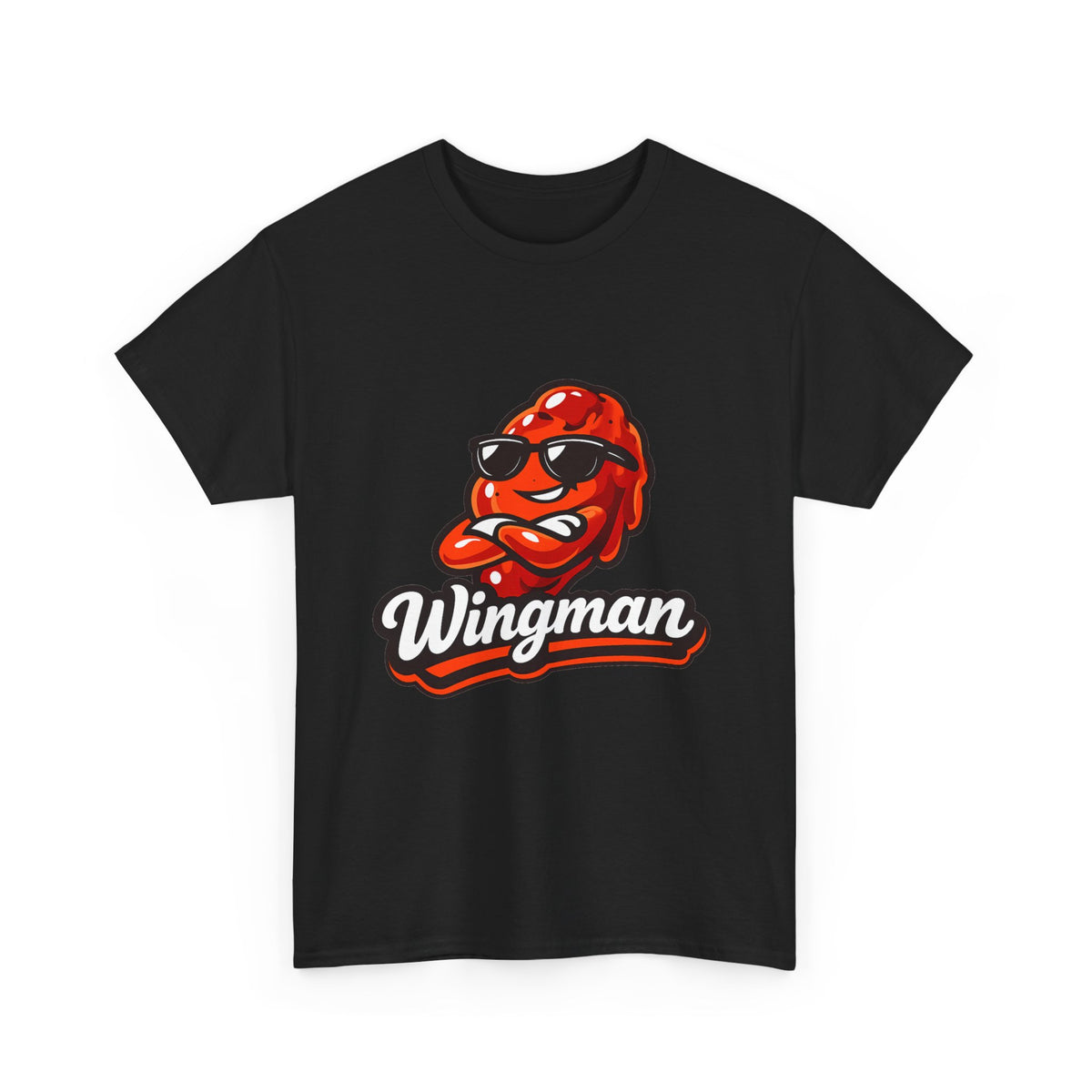 Wingman Tee — Funny BBQ Chicken Wing Mascot T-Shirt