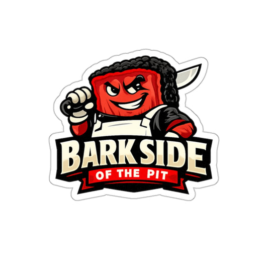 Barkside of the Pit Die-Cut Sticker — Funny BBQ Sticker
