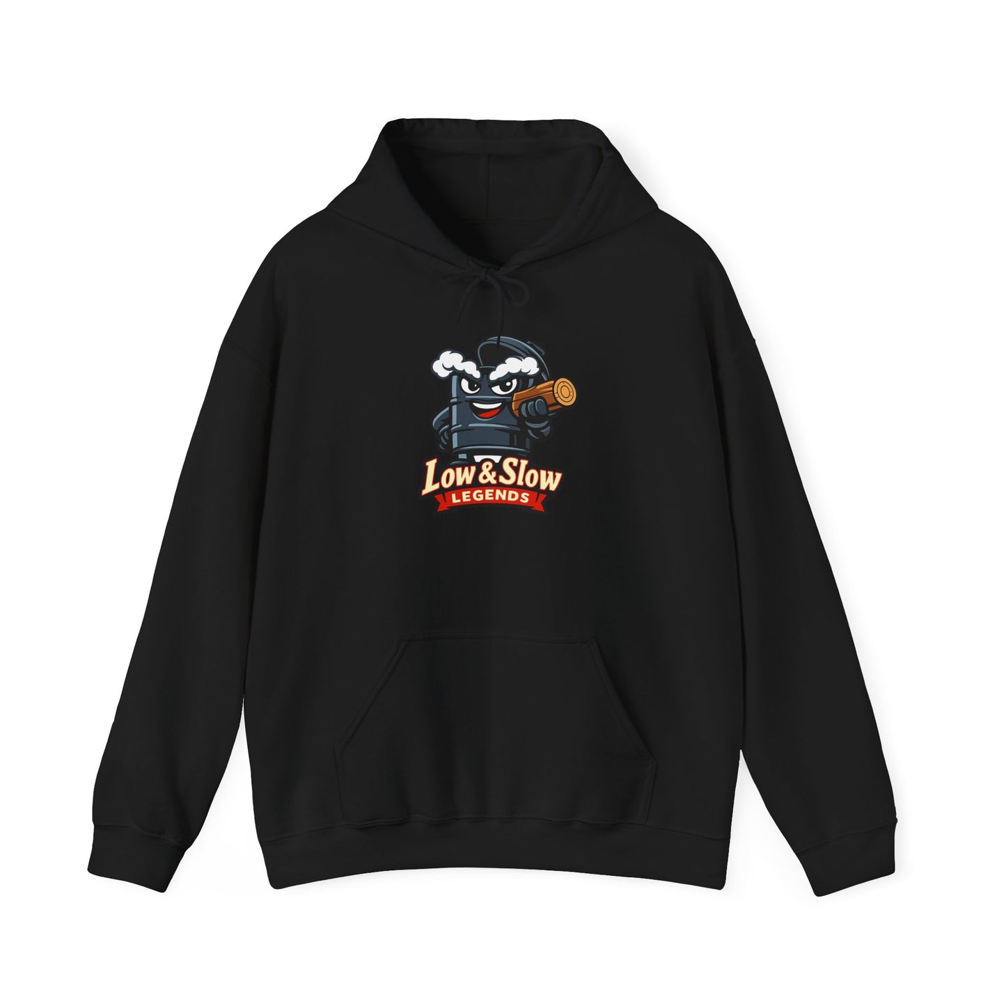 Low & Slow Legends Hoodie — BBQ Smoker Pitmaster Pullover