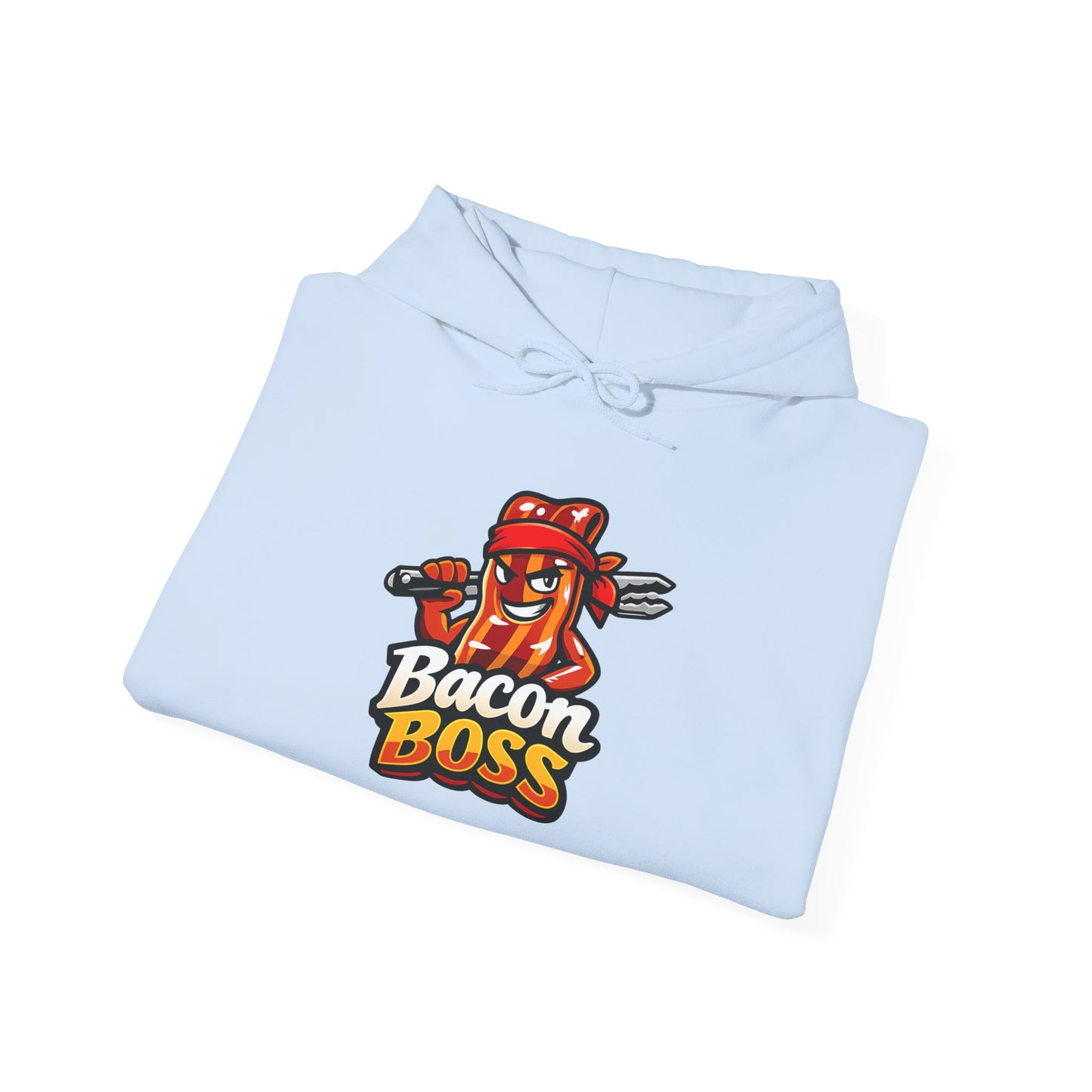 Bacon Boss Hoodie — Funny Chef Bacon Graphic Pullover