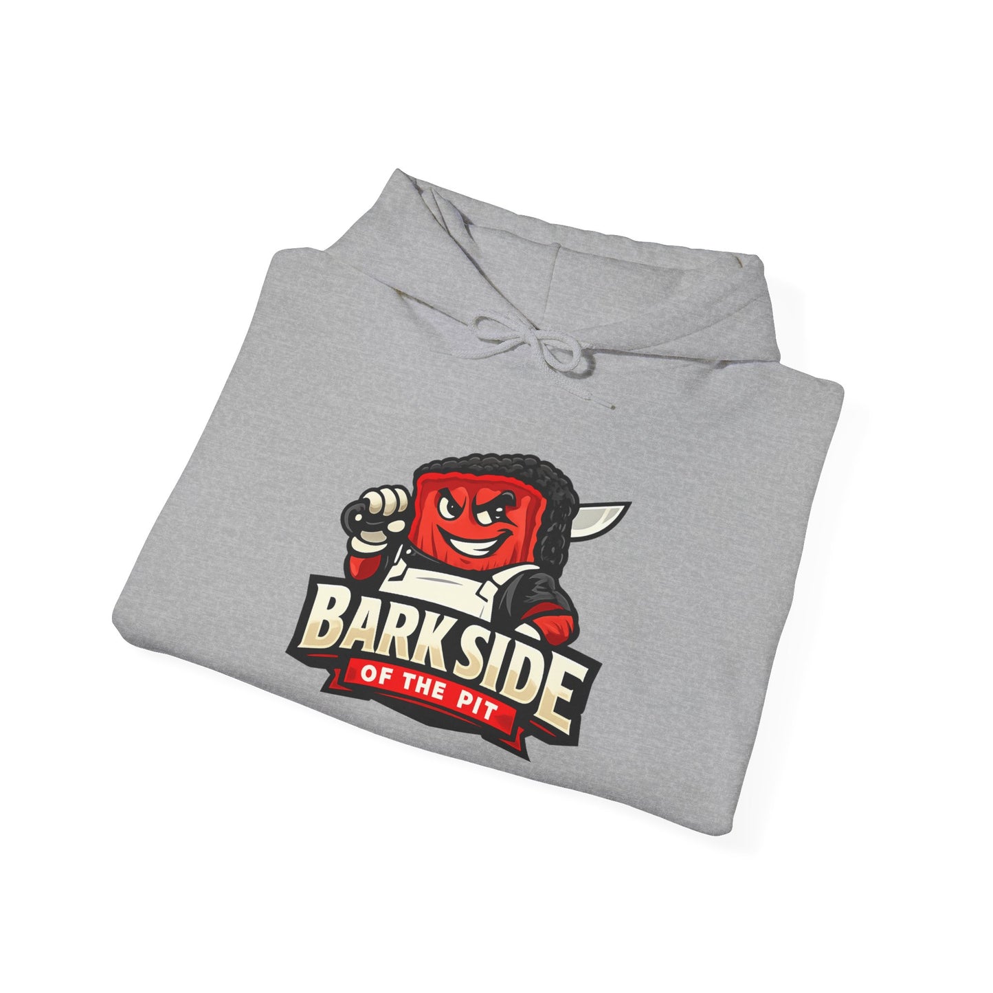 Barkside of the Pit Hoodie — Funny BBQ Grill Mascot Pullover