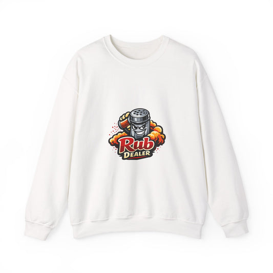 Rub Dealer Crewneck Sweatshirt — Funny BBQ Rub Pullover