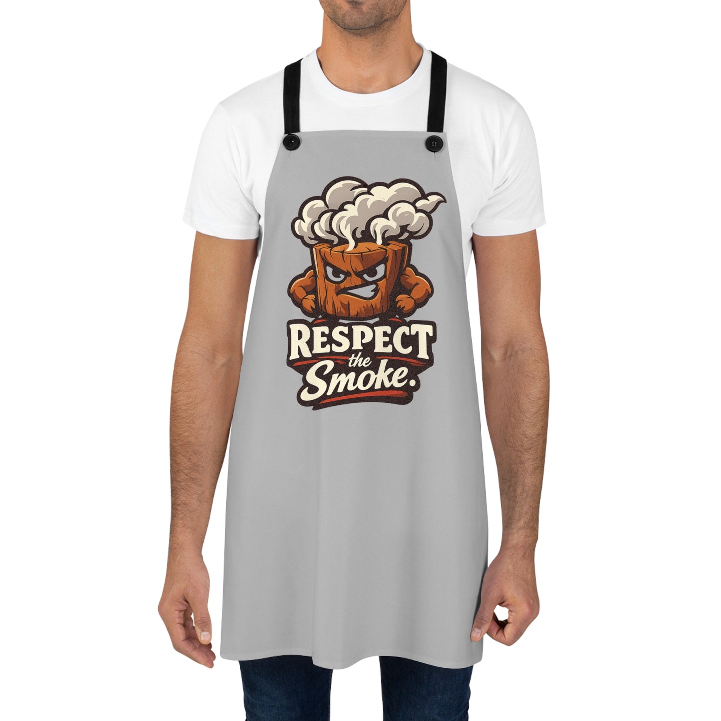 Apron — 'Respect the Smoke' BBQ Grilling Apron
