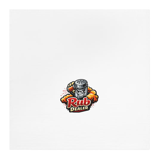 Rub Dealer Tea Towel — Funny BBQ Kitchen Towel