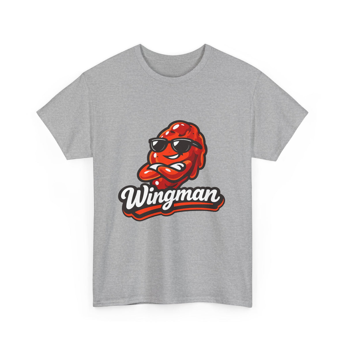 Wingman Tee — Funny BBQ Chicken Wing Mascot T-Shirt