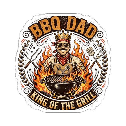 BBQ Dad Die-Cut Sticker — Funny BBQ Sticker