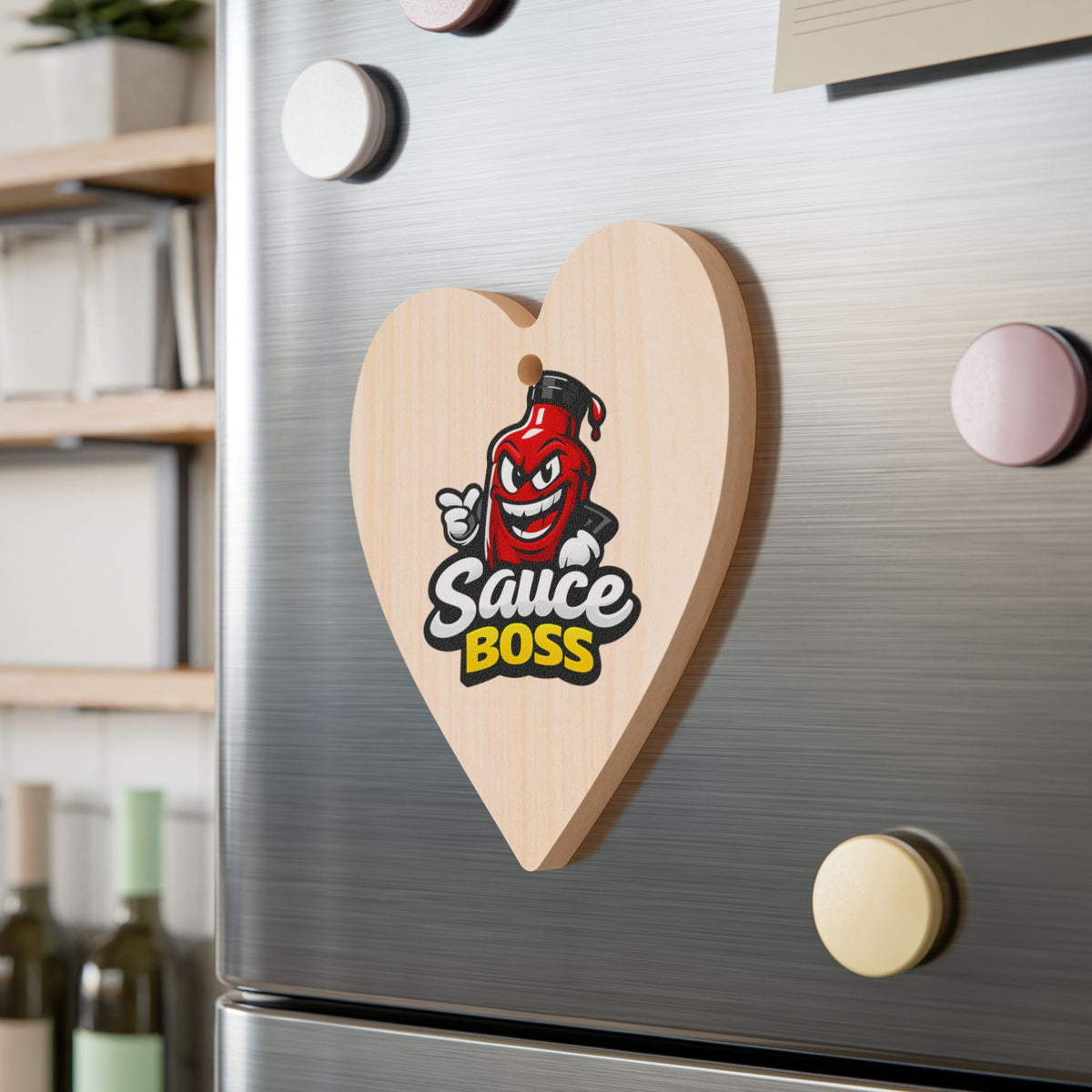 Sauce Boss Wooden Ornament — Funny BBQ Christmas Ornament