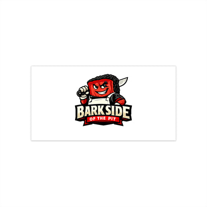 Barkside of the Pit Bumper Sticker — Funny BBQ Vinyl Decal