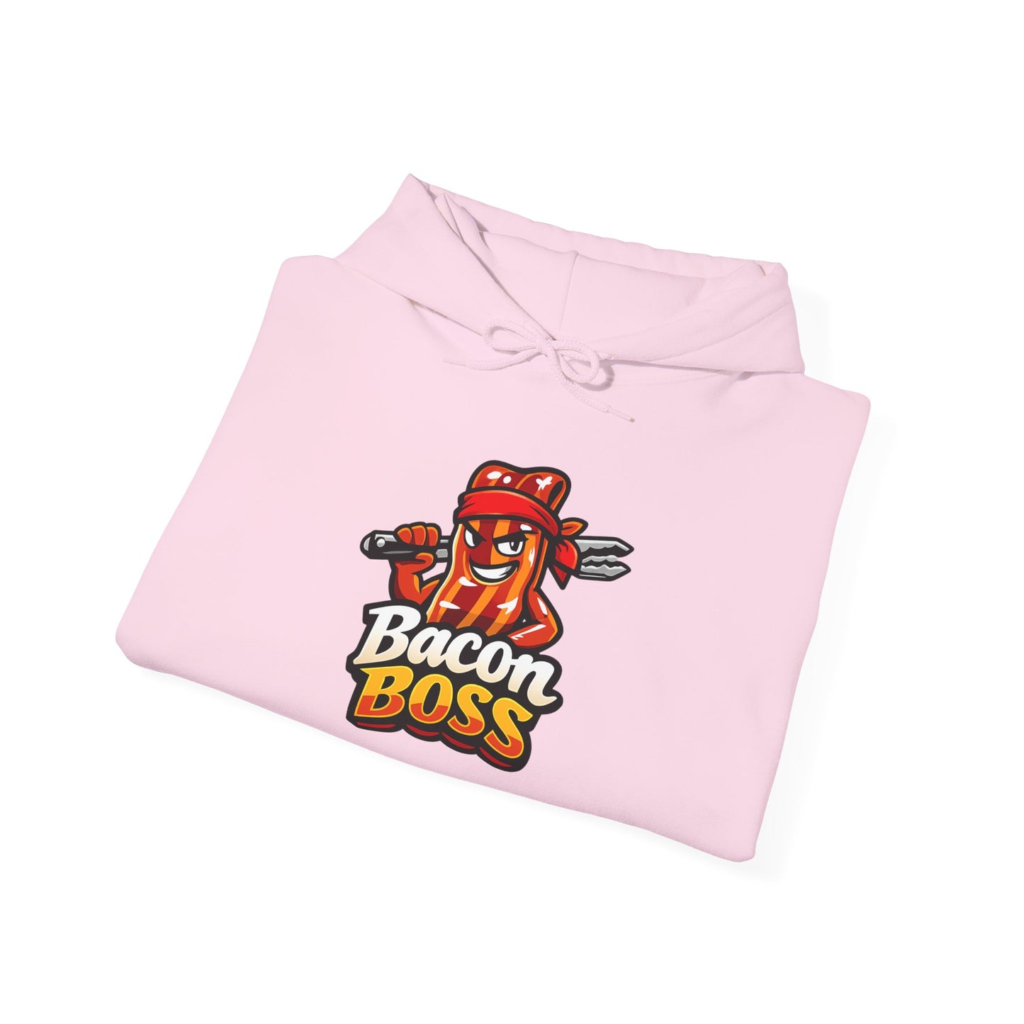 Bacon Boss Hoodie — Funny Chef Bacon Graphic Pullover