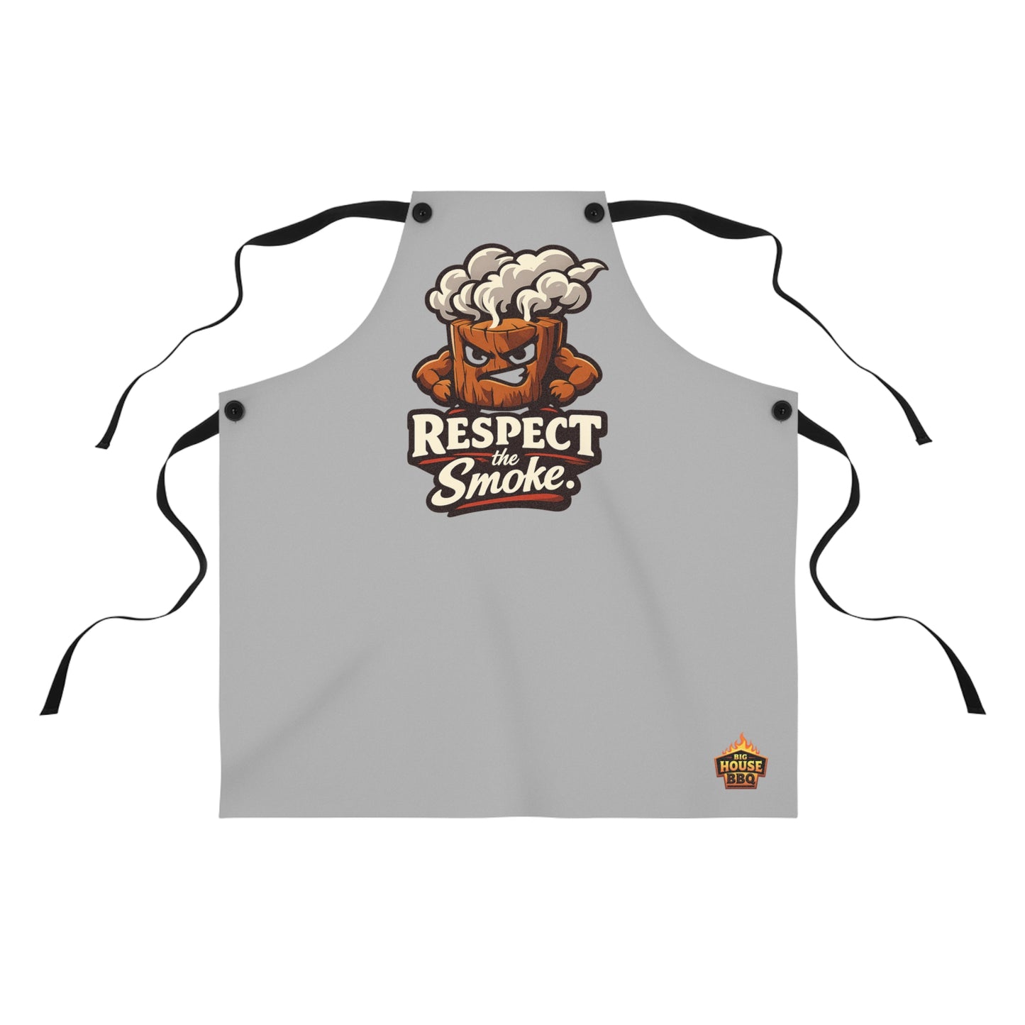 Apron — 'Respect the Smoke' BBQ Grilling Apron