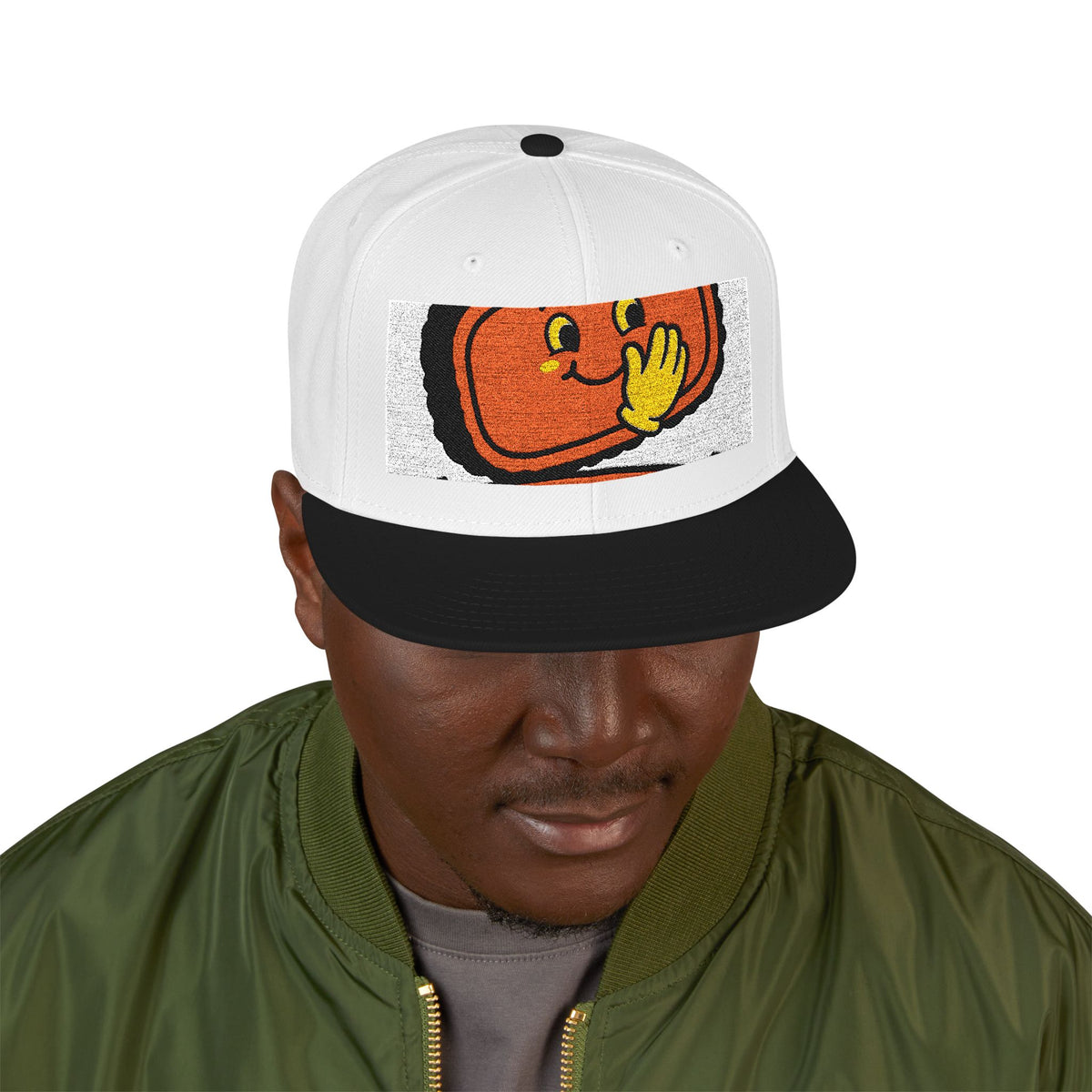Brisket Whisperer Embroidered Snapback — Funny BBQ Brisket Pitmaster Cap