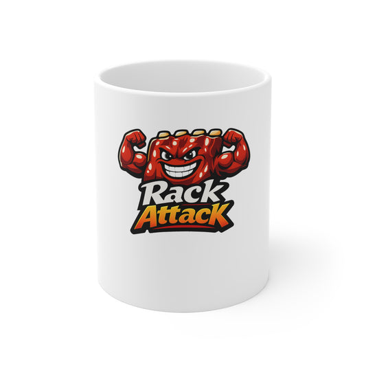 Rack Attack Mug — Funny BBQ Coffee Mug, 11 oz