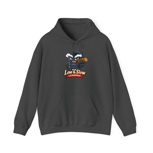 Low & Slow Legends Hoodie — BBQ Smoker Pitmaster Pullover