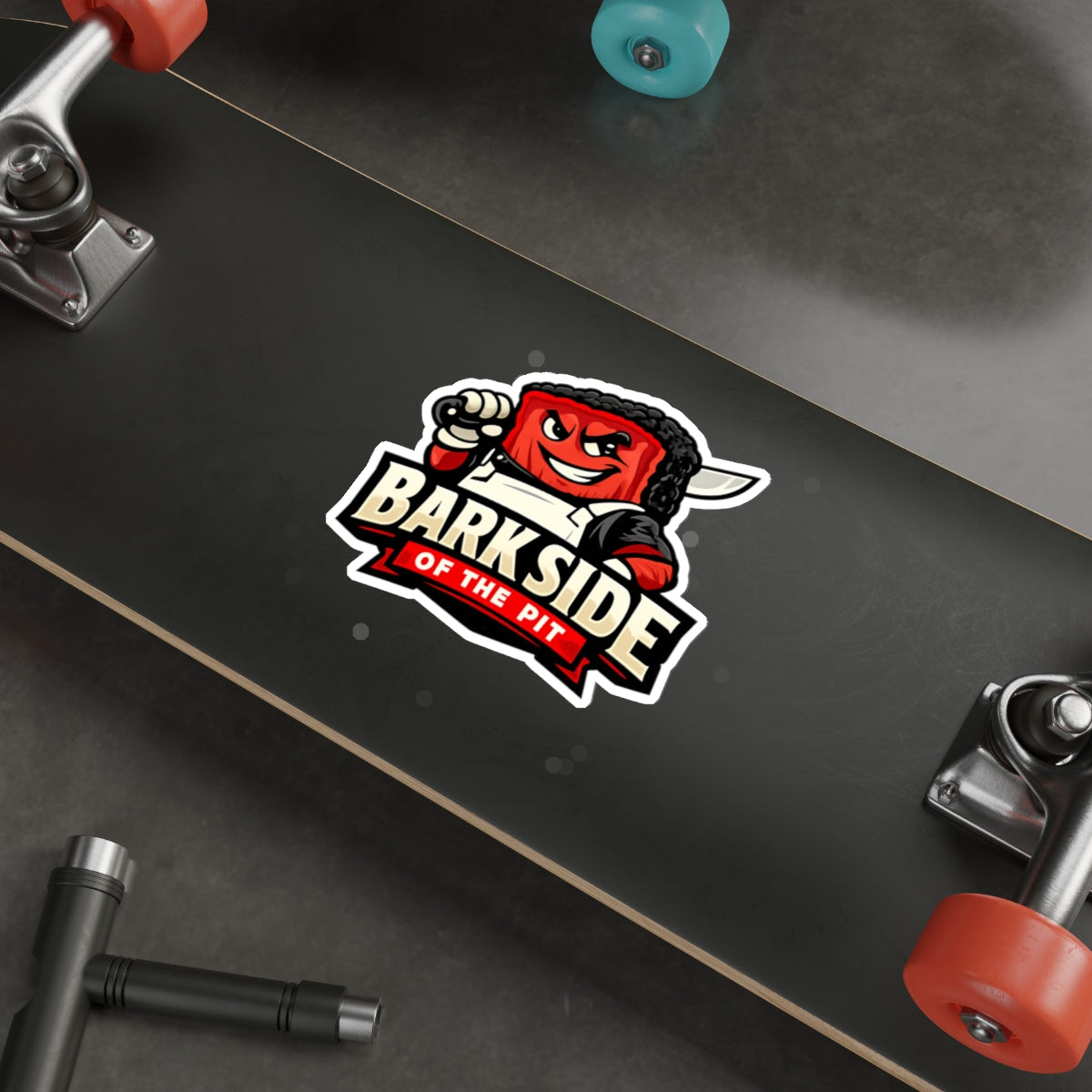 Barkside of the Pit Die-Cut Sticker — Funny BBQ Sticker