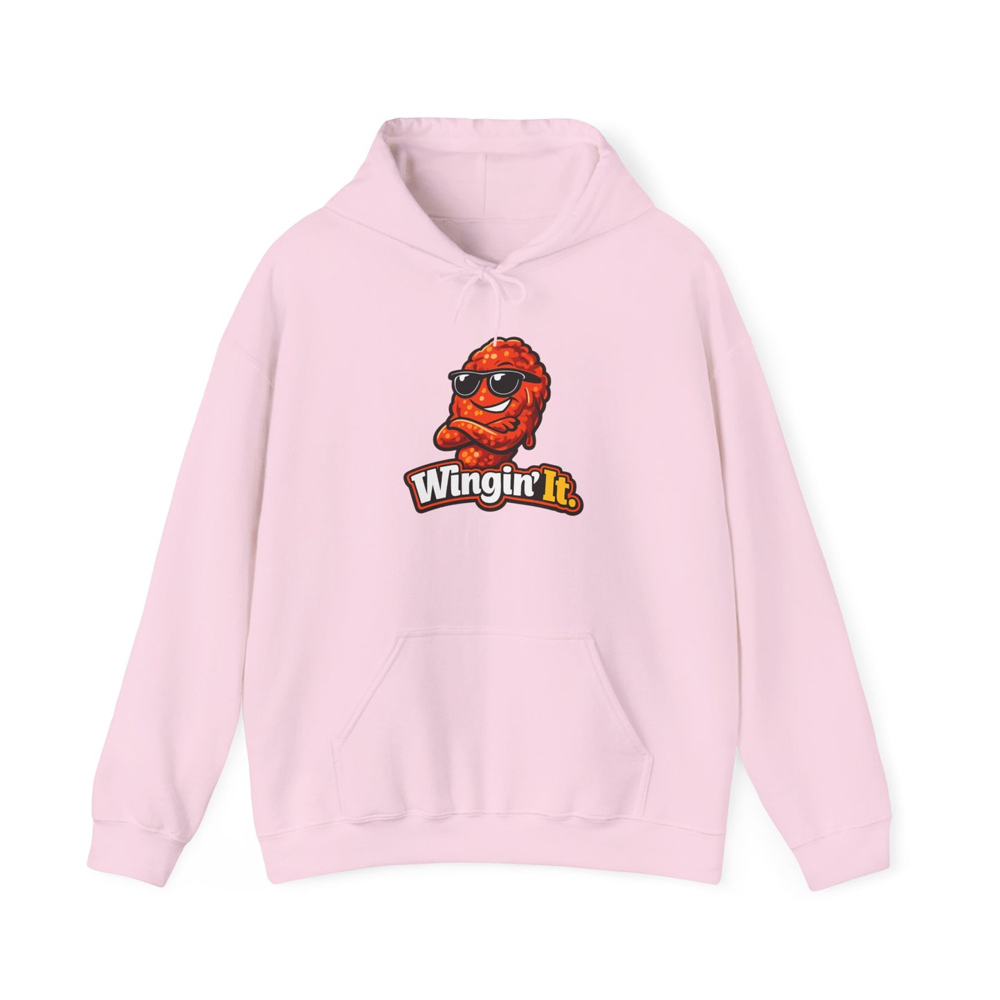 Wingin' It Chicken Wing Hoodie — Funny Foodie Comfort Pullover