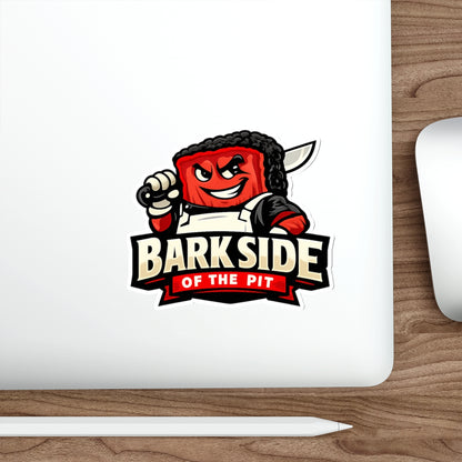 Barkside of the Pit Die-Cut Sticker — Funny BBQ Sticker