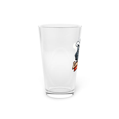 Low & Slow Legends Pint Glass — Funny BBQ Beer Glass, 16oz