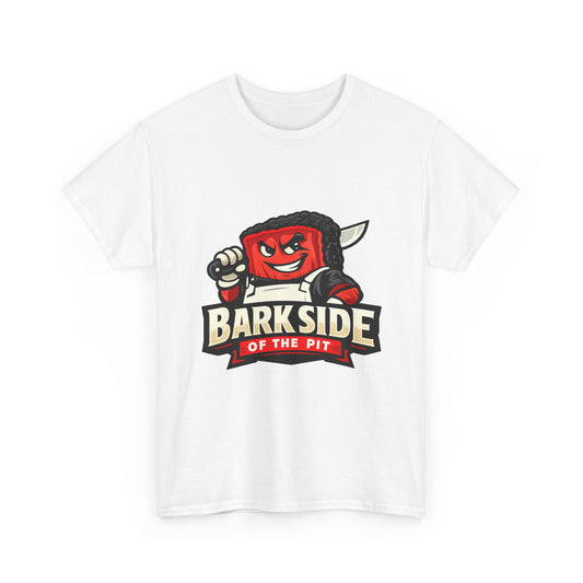 Barkside of the Pit Tee — Funny BBQ Grill Mascot T-Shirt